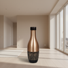 Luxury Etched Copper Water Bottle/Pot - Slim Artisanal Design - 100% Pure Copper