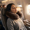Premium Memory Foam Travel Neck Pillow – Ergonomic Support with Ultra-Soft Velvet Cover