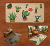 Boho Doormat | Cactus, Geometric Tile & Botanical Designs | Non-Slip Outdoor Welcome Rug