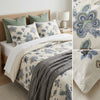 Modern Elegant Vibrant Floral King Size Bedsheet – 100% Pure Cotton (108 x 108 in) with 2 Pillow Cases