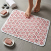 Anti-Skid Silicone-Feel Shower Mat (14 x 28 inches) – Non-Slip Safety Bath Mat made of Soft TPU
