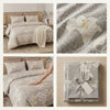 Modern Geometric Abstract King Size Bedsheet – 100% Pure Cotton (108 x 108 inches) with 2 Pillow Covers