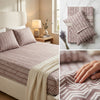 Modern Pattern & Floral King Size Bedsheet (108 x 108 inches) - Premium Printed 3-Piece Set with Ribbon Gift Packaging