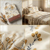 Premium Poly-Cotton King Size Bedsheet (96 x 108 inches) - Durable 3-Piece Set in Box Packaging