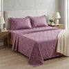 Elite Self-Design King Size Bedsheet (108 x 108 inches) - Premium 3-Piece Set with Ribbon Gift Packaging