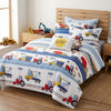 Premium Kids Glazed Cotton Comforter – 150 x 220 cm Single Bed AC Quilt with Pure Fibre Filling