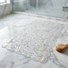 Anti-Skid Silicone-Feel Shower Mat (14 x 28 inches) – Non-Slip Safety Bath Mat made of Soft TPU
