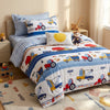 Premium Kids Glazed Cotton Comforter – 150 x 220 cm Single Bed AC Quilt with Pure Fibre Filling