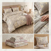 Modern Geometric Abstract King Size Bedsheet – 100% Pure Cotton (108 x 108 inches) with 2 Pillow Covers