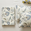 Hand Block Printed King Size Bed Sheet with 2 Quilted Pillow Covers – 100% Pure Cotton (108 x 108 in)