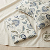 Hand Block Printed King Size Bed Sheet with 2 Quilted Pillow Covers – 100% Pure Cotton (108 x 108 in)