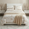 Modern Pattern & Floral King Size Bedsheet (108 x 108 inches) - Premium Printed 3-Piece Set with Ribbon Gift Packaging