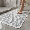Anti-Skid Silicone-Feel Shower Mat (14 x 28 inches) – Non-Slip Safety Bath Mat made of Soft TPU