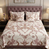 Premium 5-Piece Complete Bedding Set: 1 Double Bedsheet, 2 Pillow Covers & 2 Cushions with Fillers Included