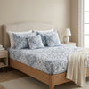 Premium 5-Piece Complete Bedding Set: 1 Double Bedsheet, 2 Pillow Covers & 2 Cushions with Fillers Included