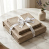 Elite Self-Design King Size Bedsheet (108 x 108 inches) - Premium 3-Piece Set with Ribbon Gift Packaging